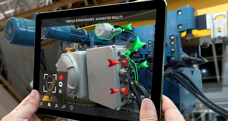 Service and maintenance augmented reality